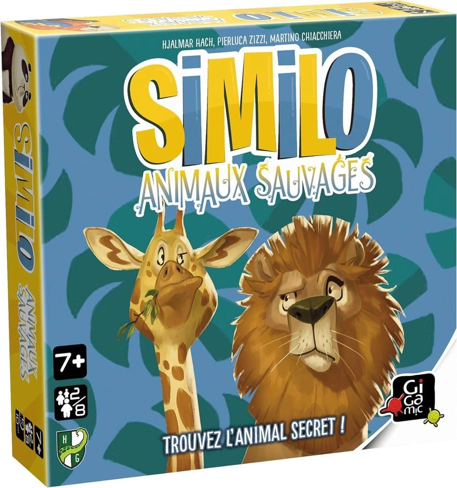 Gigamic SIMILO: Wild Animals - Cooperative Deduction Game (French)