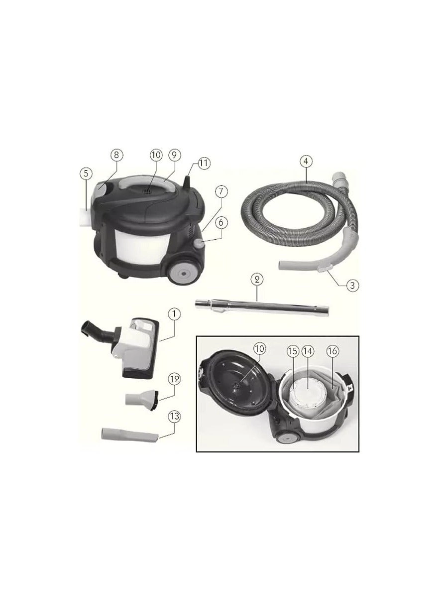 AP8100 Professional Vacuum Cleaner (AP8100)