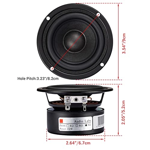 Full Range Bookshelf Speaker - 5~15W Pack