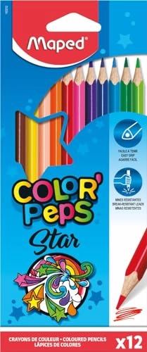 Color'Peps Coloured Pencils - 12 Pcs