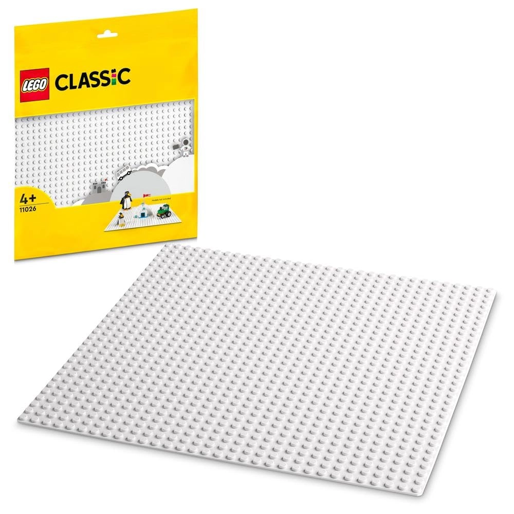 Classic White Baseplate (11026) - 32x32-stud White