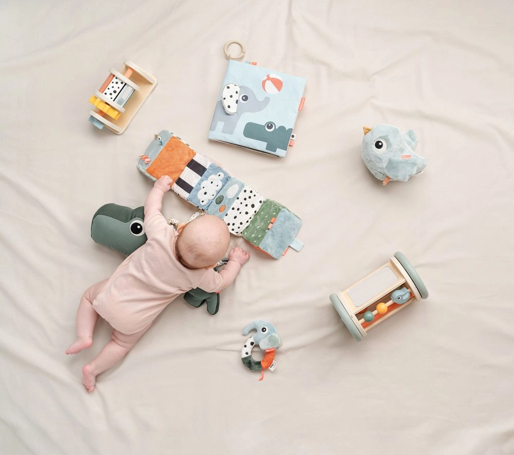 Rolling Activity Mirror Birdee - Color Mix 3 months