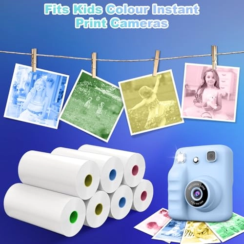 ColorCameraPaper - 7 Rolls 57x25mm