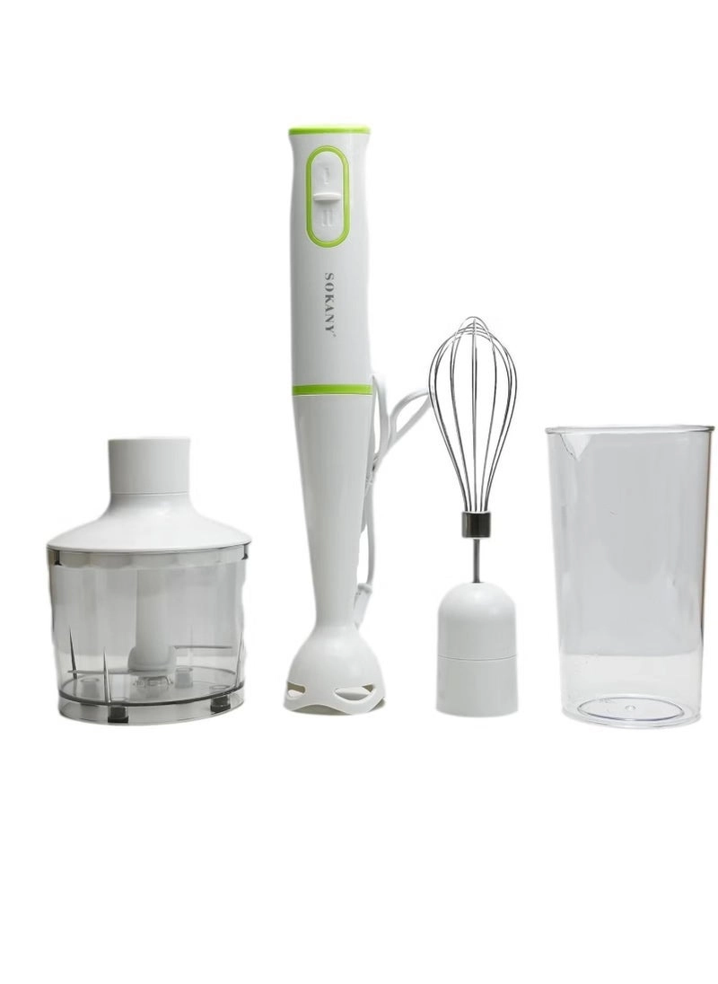 4-in-1 Portable Electric Juicer & Hand Stick Blender - Handheld Smoothie Maker Compact