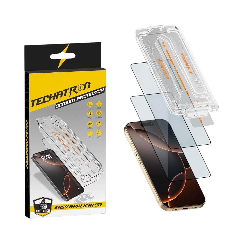 Mobogenie Ultra-Clear Tempered Glass Screen Protector for iPhone 16 Pro Max