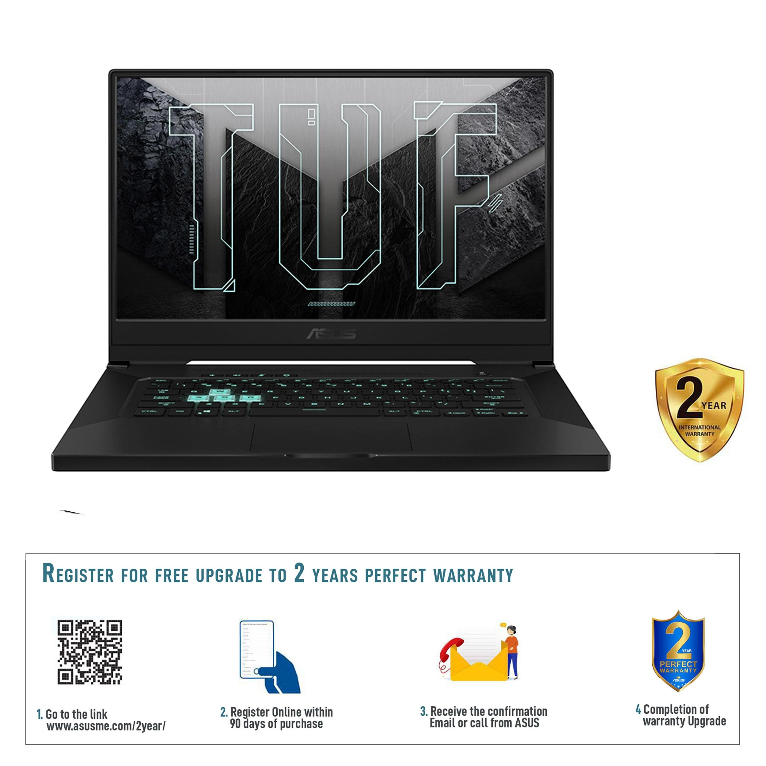 TUF Dash F15 FX516PM-HN024W - 15.6'' Core i7-11370H 16GB DDR4 1TB SSD