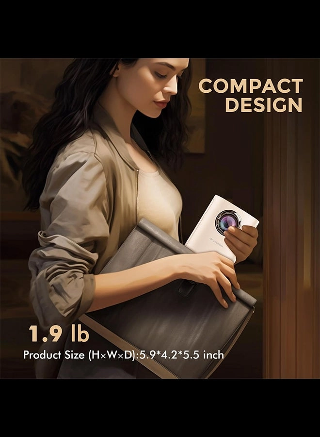 Smart Mini Android Projector PROJ-WO-83-AN_SCR-03 5500 Lumens