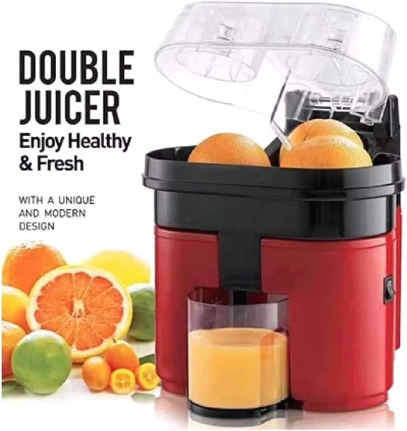 Double Twin Orange Juice Maker - 90W