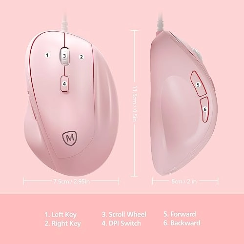 Ergonomic Vertical Mouse - USB