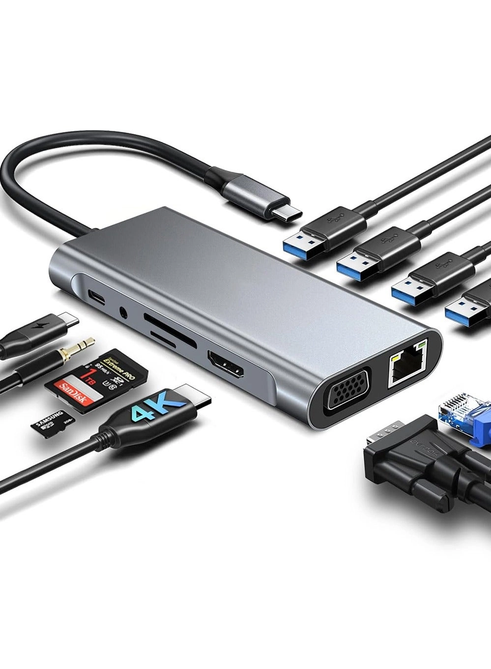 Multi-function Dock Station - Type-C