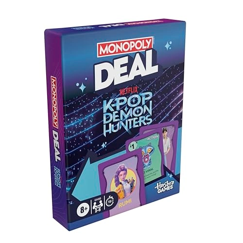 Monopoly Deal: Kpop Demon Hunters - Card Game