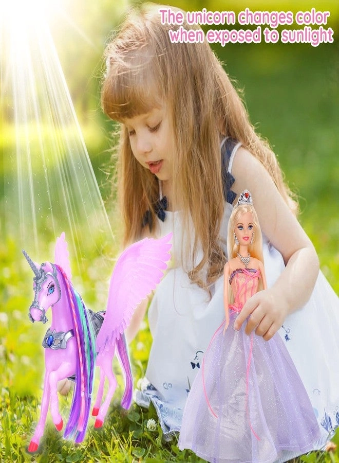 Unicorn Princess Doll - Magical Light Mane and Tail Set