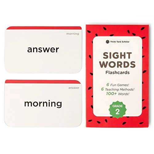 Sight Words Flash Cards - 4 years and up 100 pieces