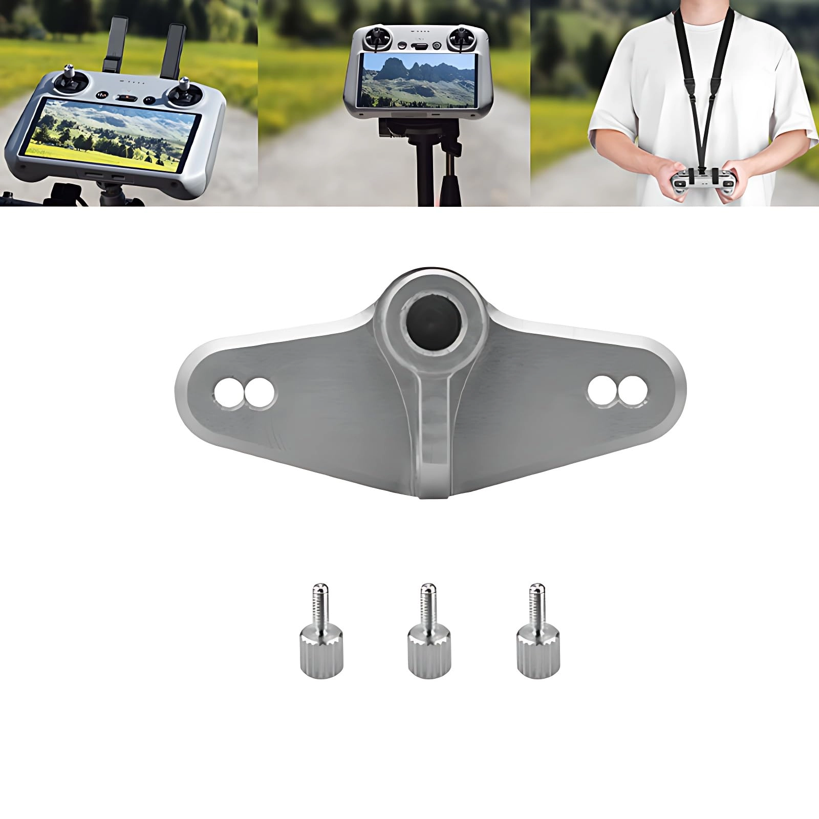 ZWLLKJGS RC2 Bicycle Mount Adapter - 1/4 Screw Connection black