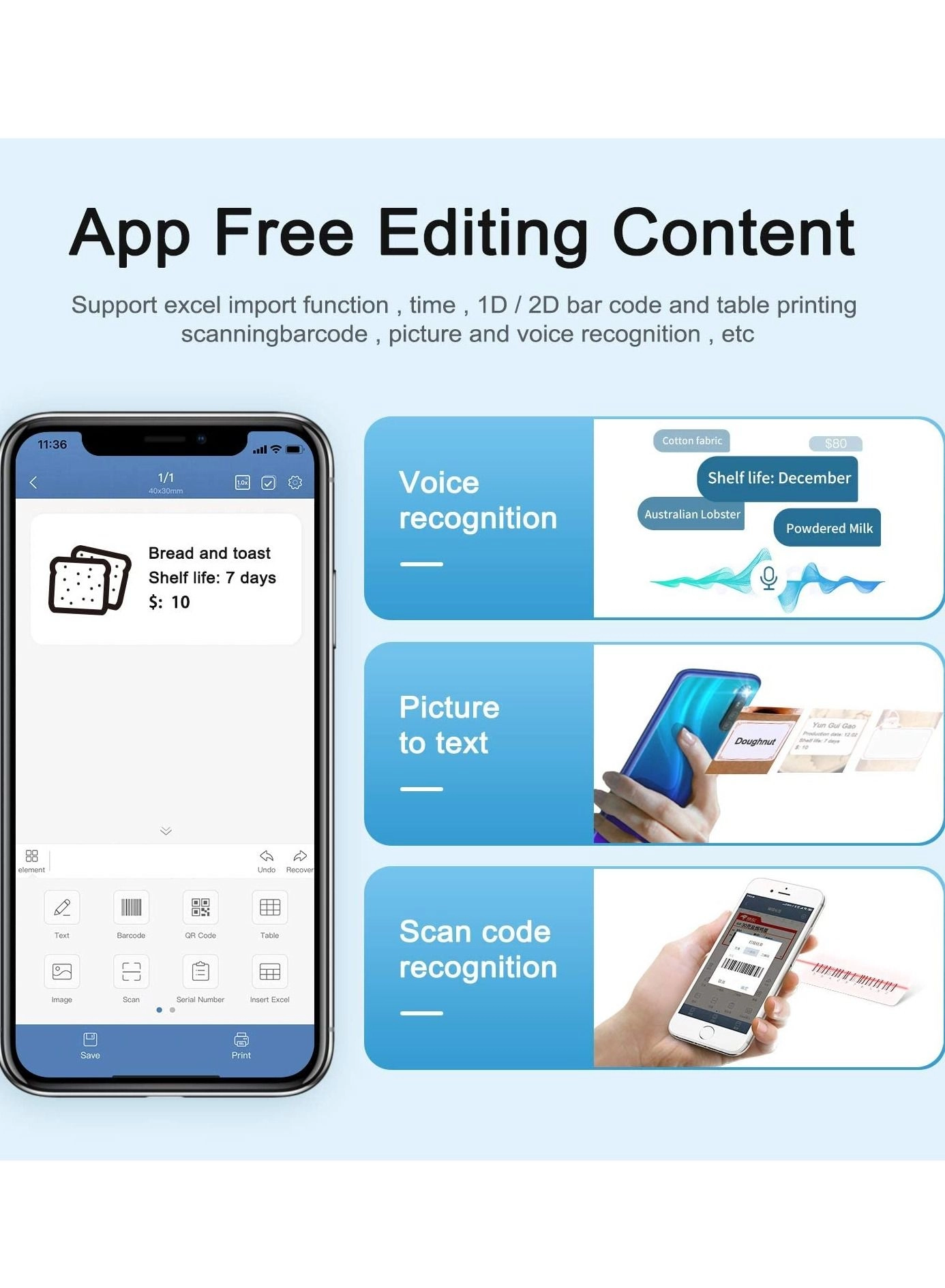 B21 - Inkless 60 millimeter