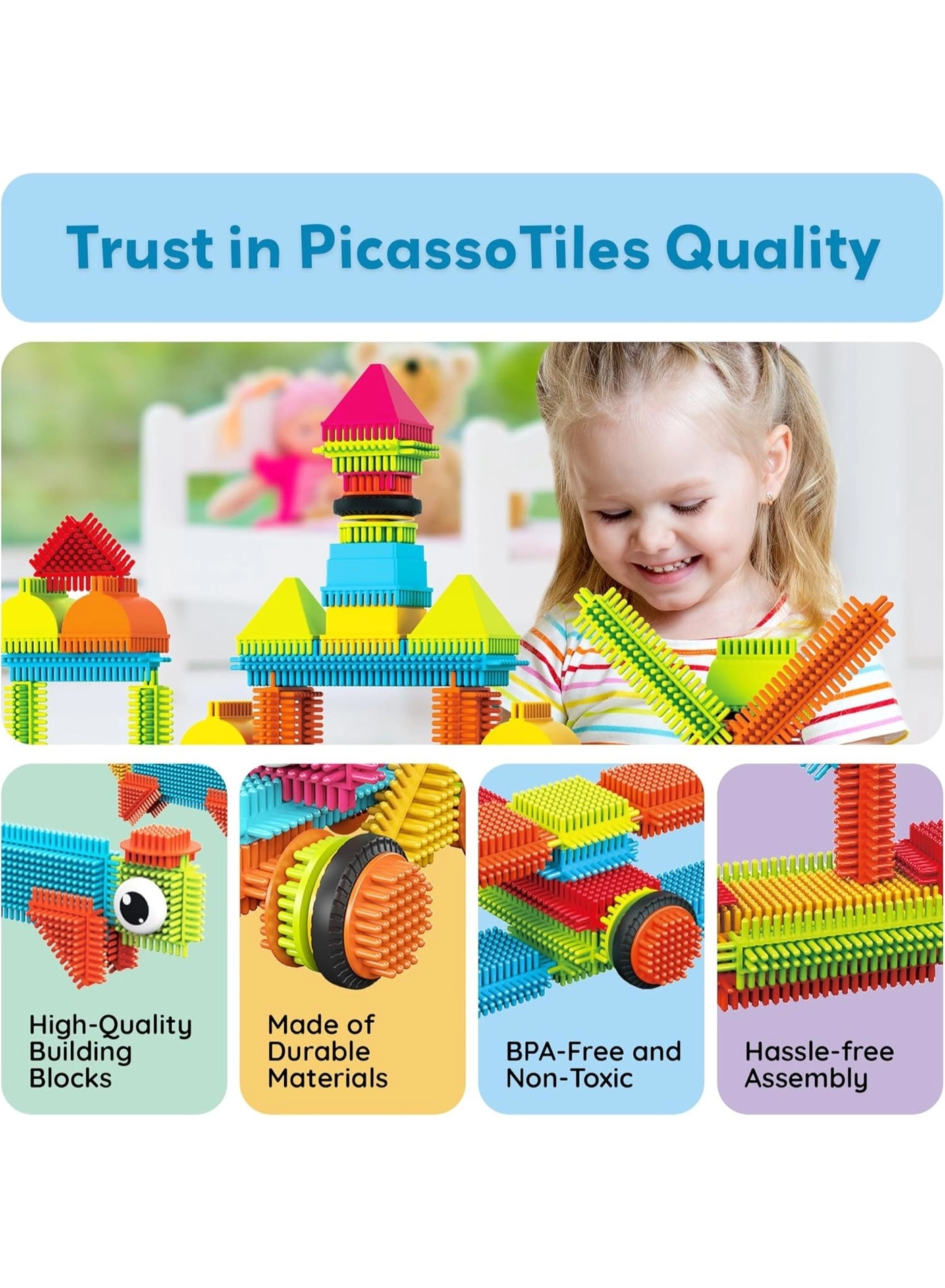 Magnetic Blocks Hedgehog Set - Hedgehog 240pcs