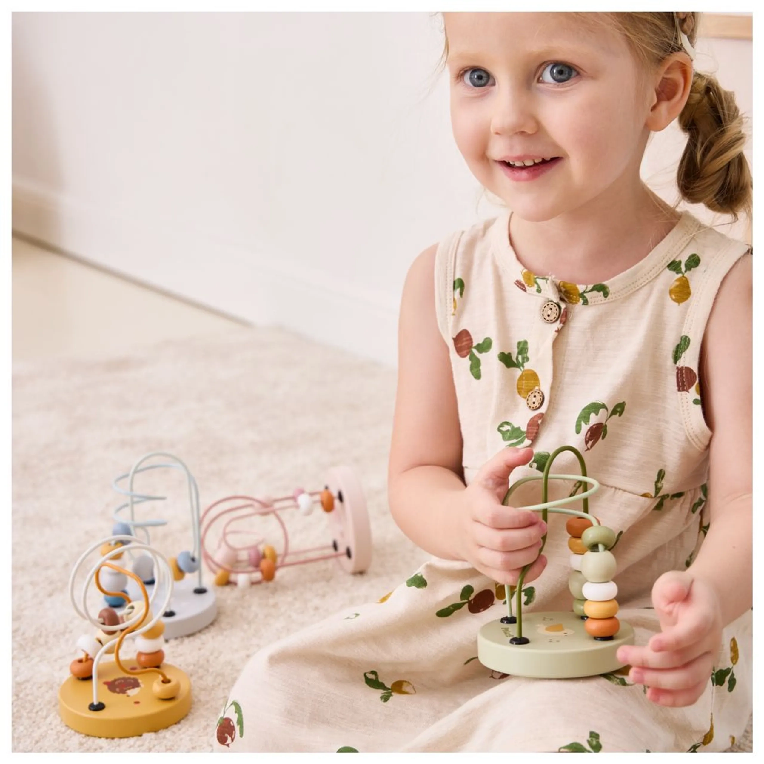 Wooden Bead Maze - 12 months+ 10 pieces