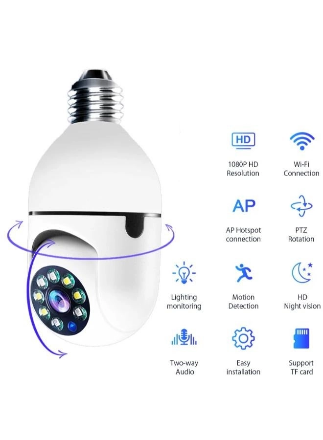 Camera Hub Light Bulb Camera