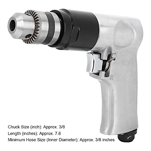 3/8inch Reversible Air Drill - 1800 RPM