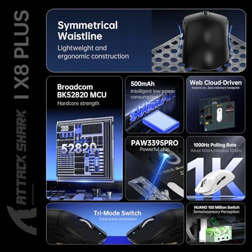 X8 PRO Gaming Mouse - Wireless