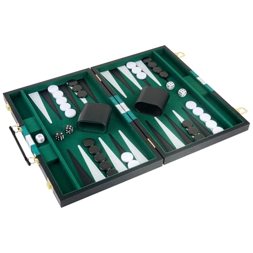 Backgammon Set - PU Leather Case