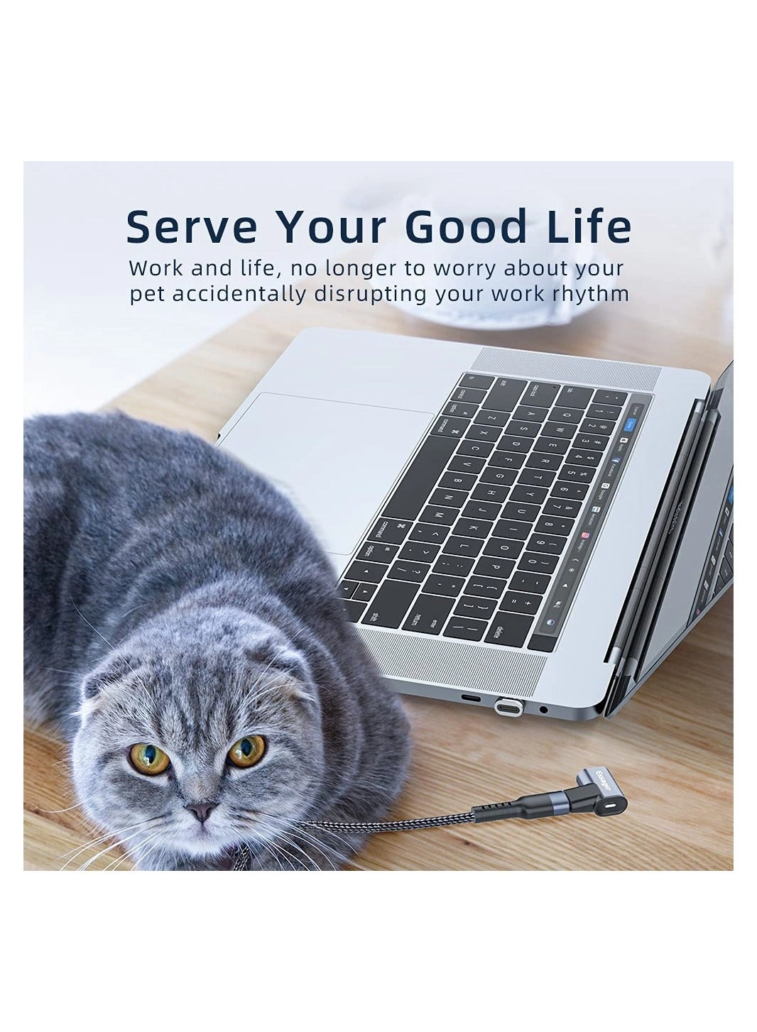 USB C Magnetic Adapter - 100W USB-C USB3.1 Gen2x2