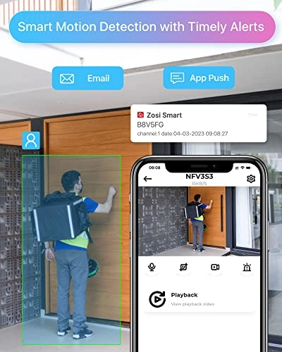 8 Channel 5MP 3K PoE Home Security Camera System