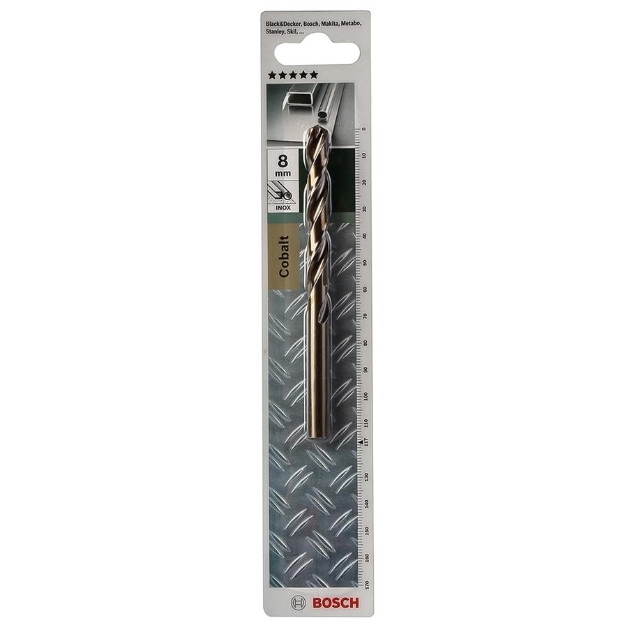 Bosch HSS-Co Metal Drill Bits - Cobalt 5 piece(s) 8.0 millimeter