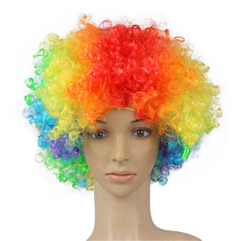 Party Time Trading LLC Afro Clown Masquerade Hair Wig - (25 x 16cm) 1pc
