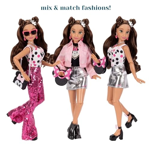 Minnie Mouse Fashion Doll - 11.5" Tall 13 Points of Articulation Ages 6+