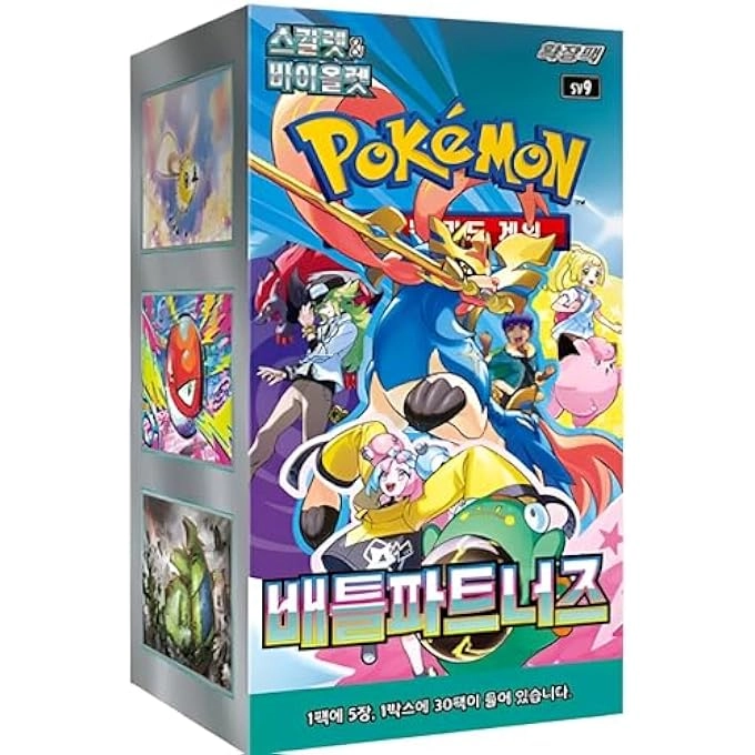 rayihni POKEMON BATTLE PARTNERS SV9 - Korean 30pcs