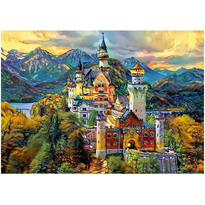 Neuschwanstein Castle Puzzle (19933) - 1000 pcs