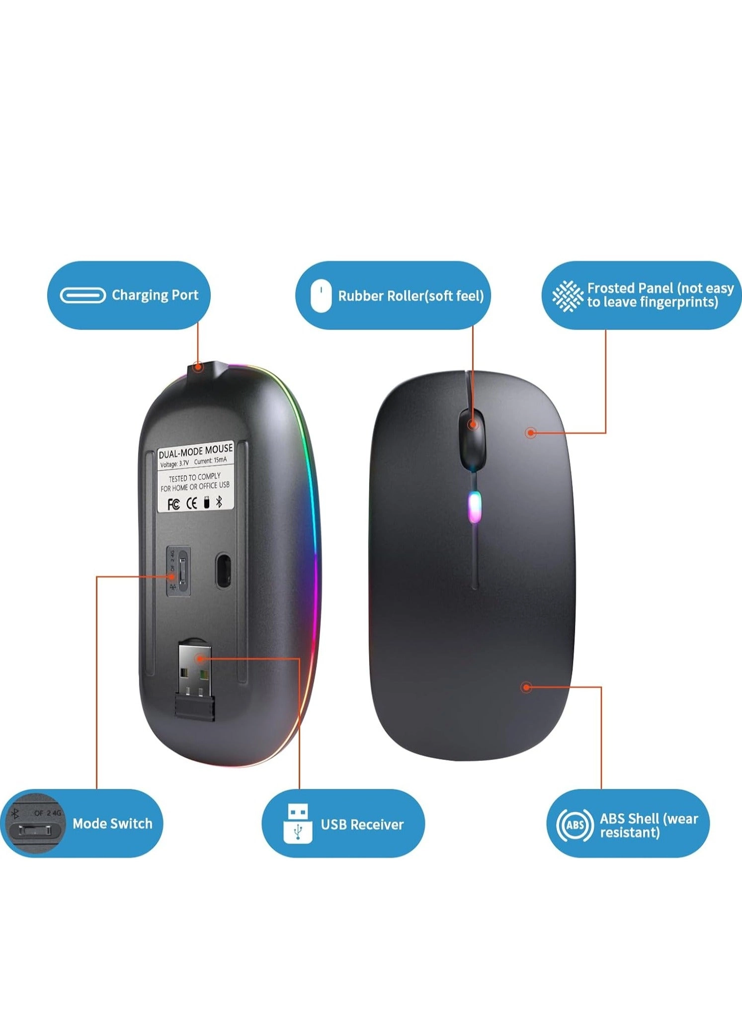 HK-60 Wireless Mouse - Bluetooth
