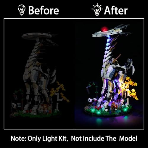 Lighting Kit - ABS Horizon Forbidden West: Tallneck for LEGO 76989