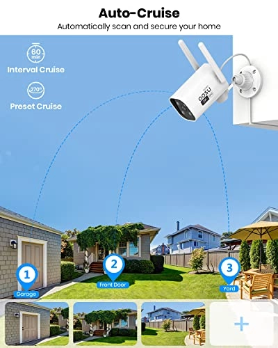 Outdoor Surveillance Camera 2K