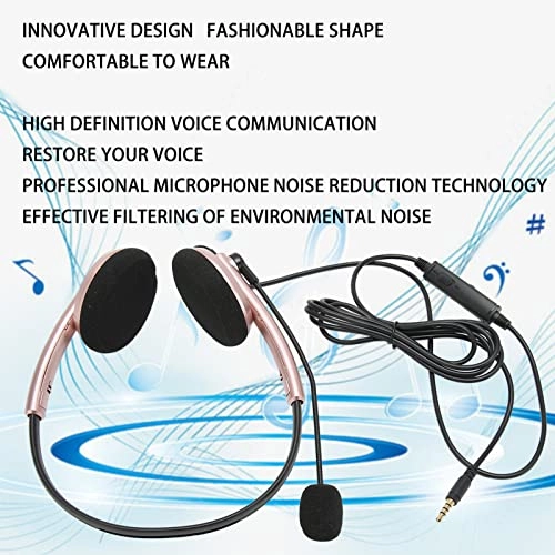 Call Center Headset - Single 3.5mm Space Gray Hearing Protection