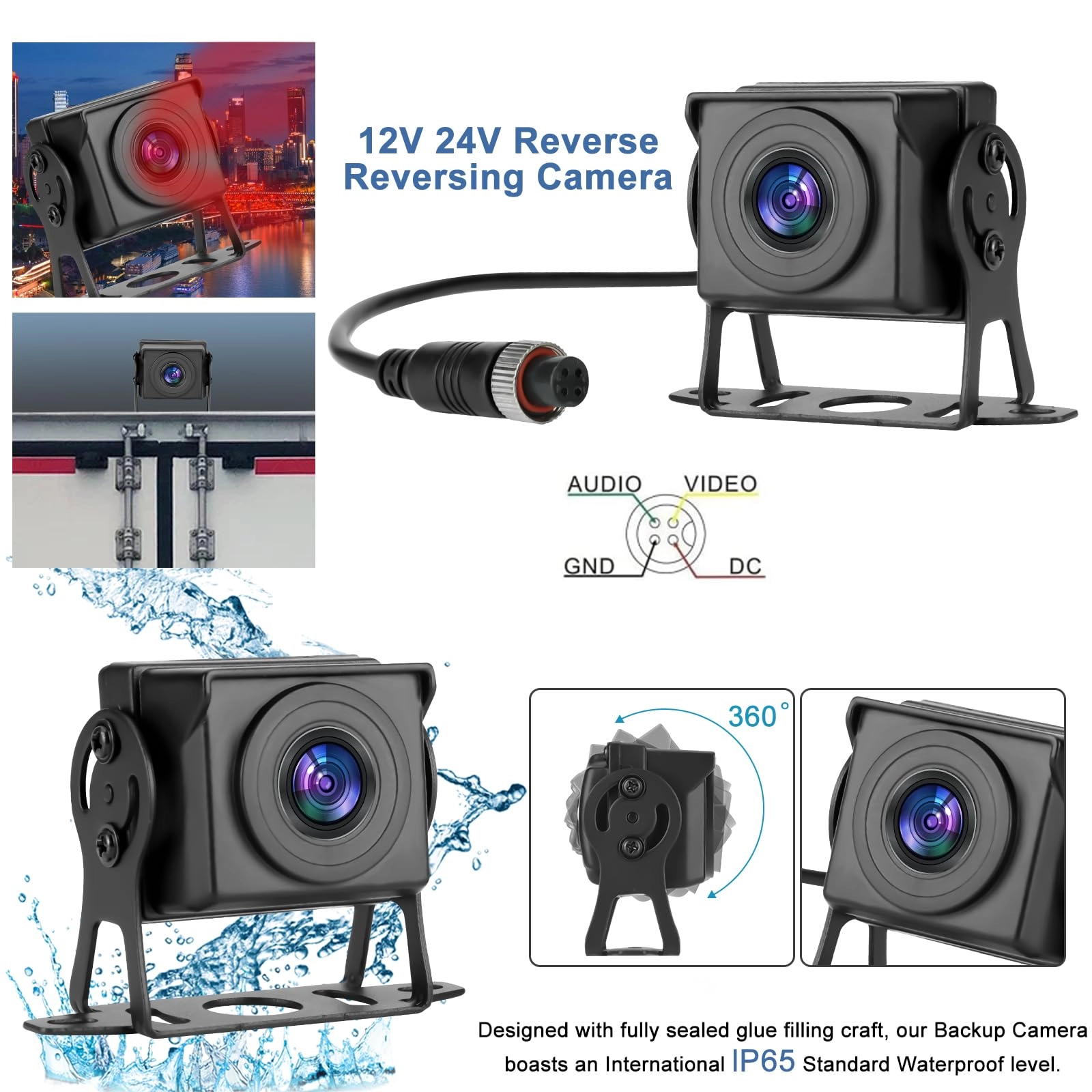 Truck RV Backup Camera - wired 1080p