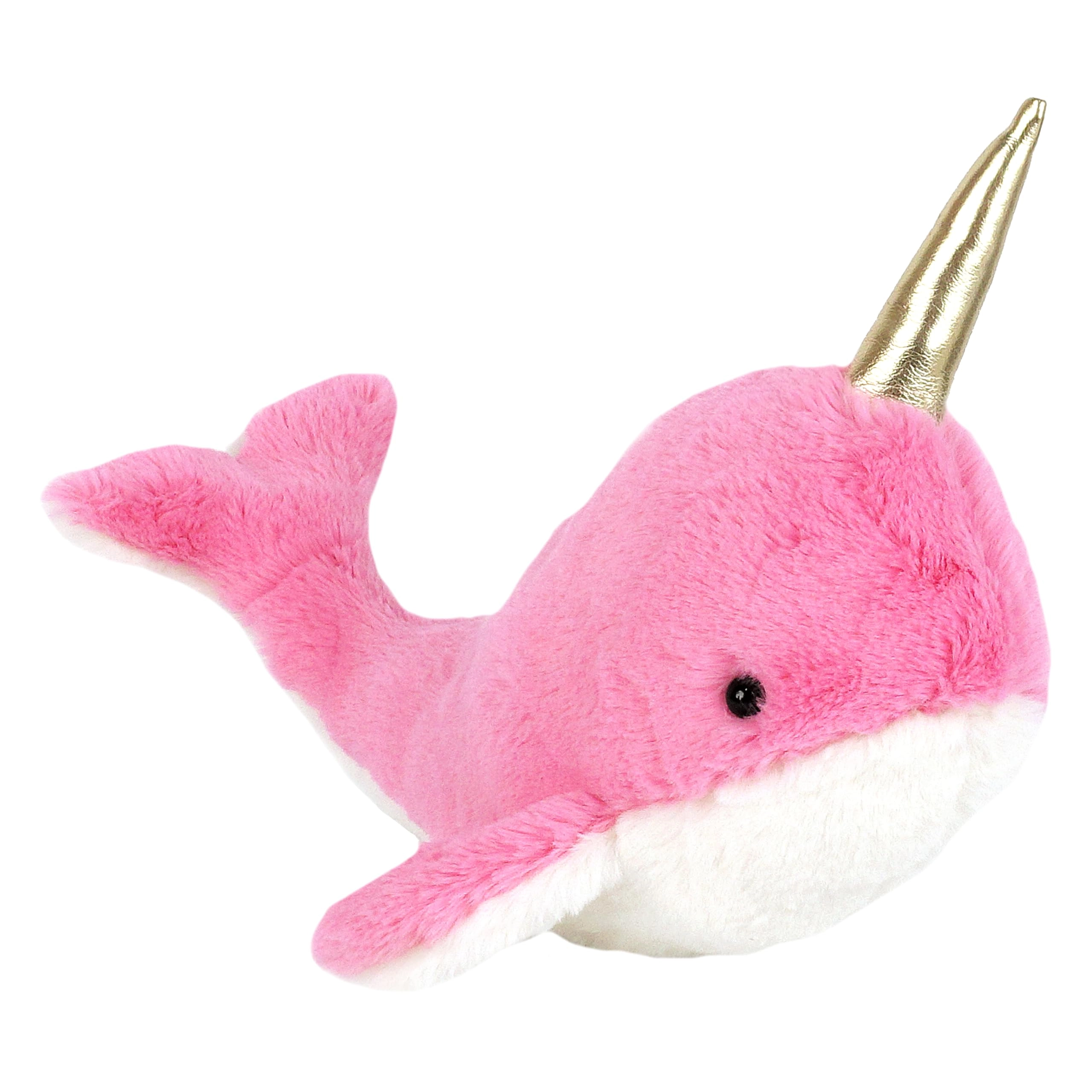 MON AMI Twinkle Pink Narwhal 30 cm Metallic Horn