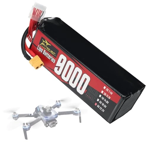 22.2V 6S Lipo Battery - 10000mAh 9500mAh 9000mAh