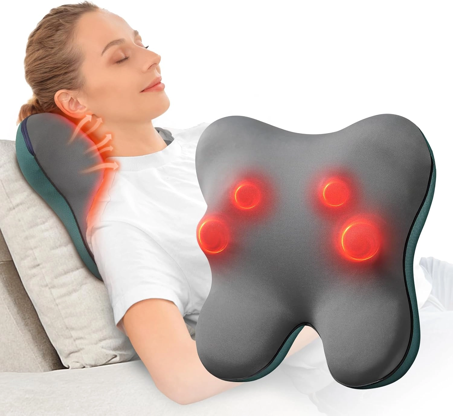 RADIOTRONICS EZBack Shiatsu Massager - Corded Heat