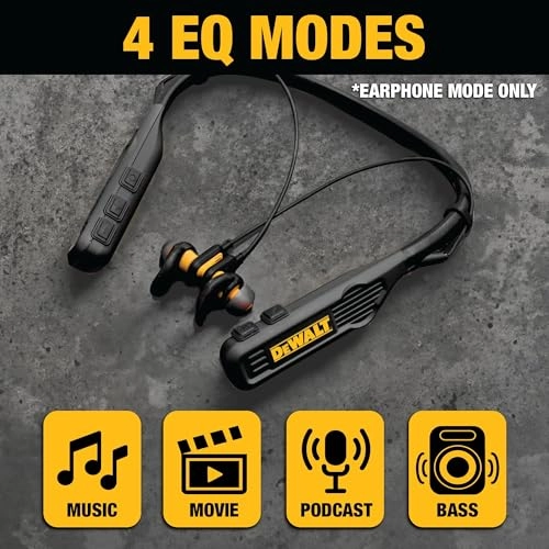2-in-1 Neckband Bluetooth Headphones - Wireless Headphone