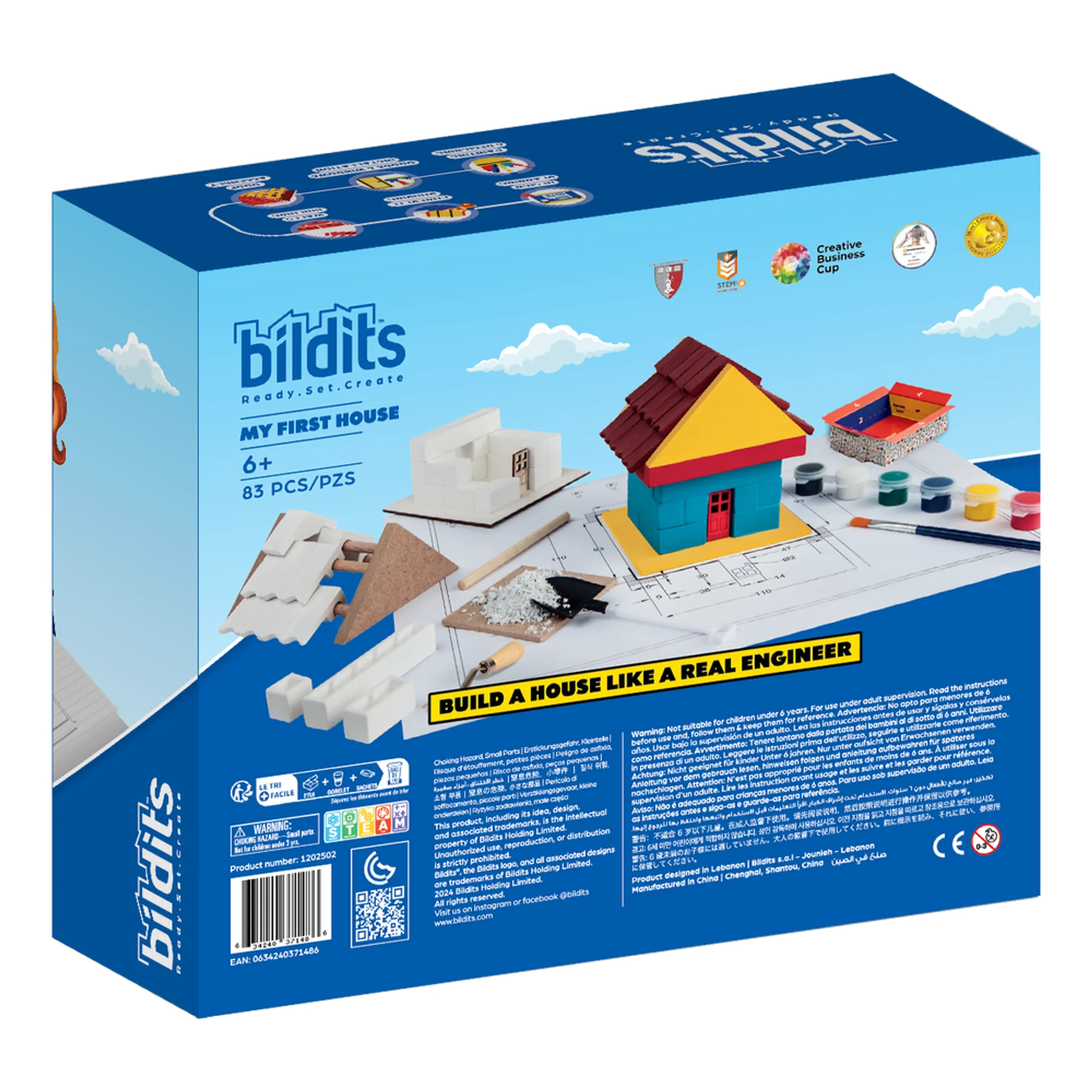 My First House - 83 Pcs Ages 6+