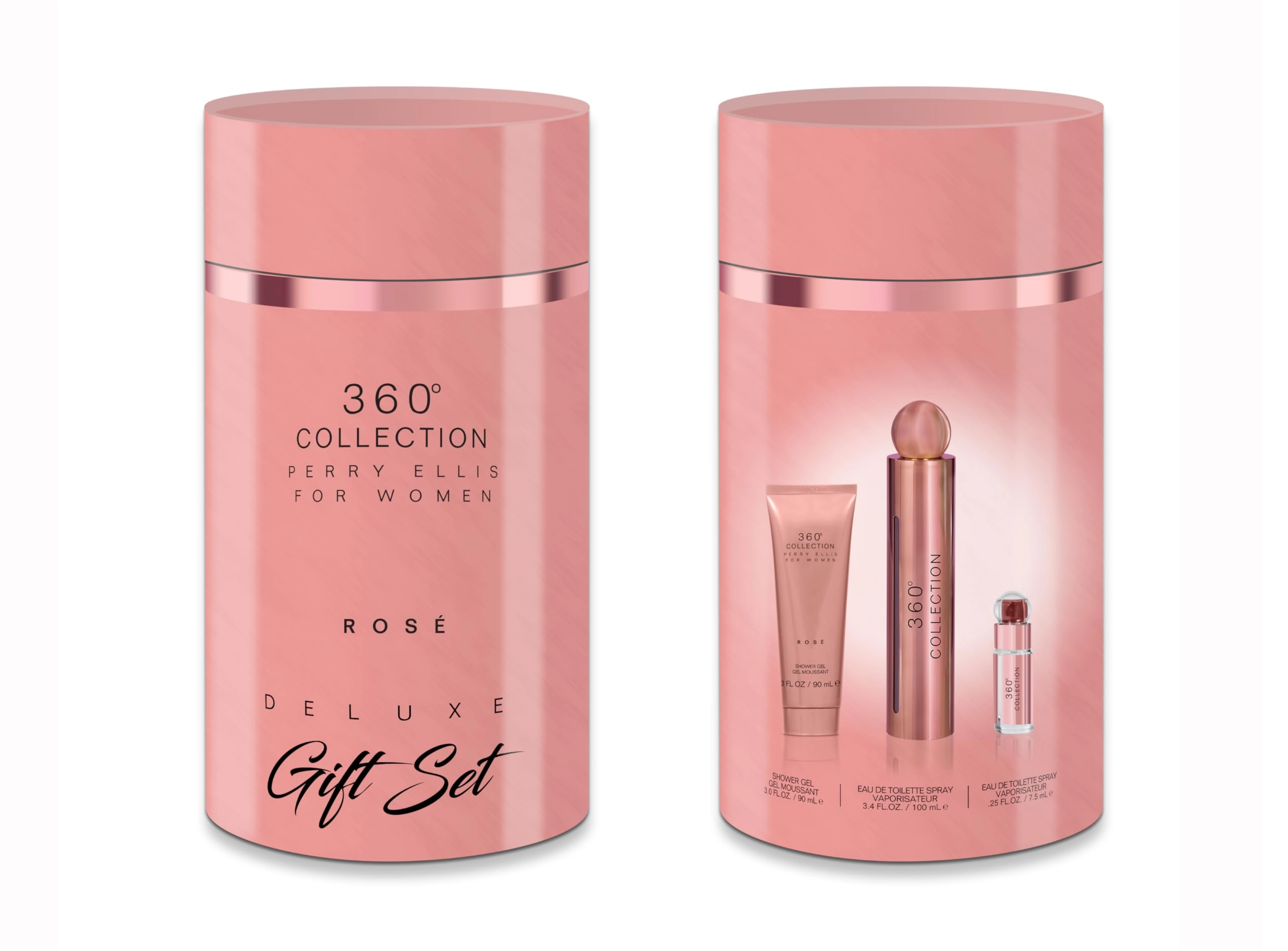 Perry Ellis 360° Collection Rosé - Eau de Parfum 3-Piece