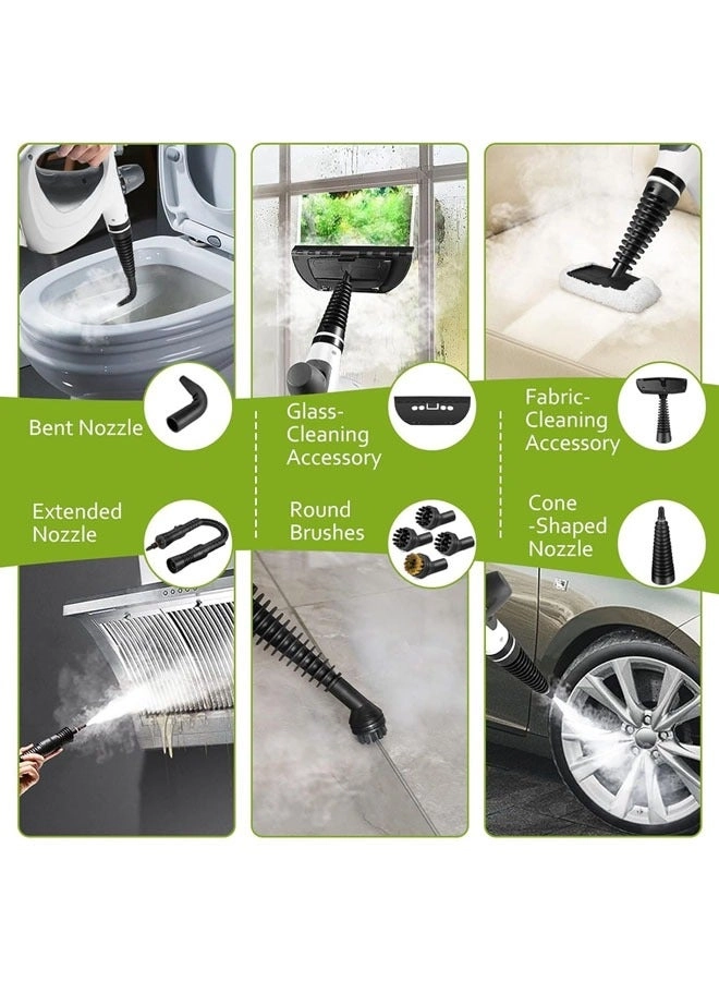 Handheld Pressurized Steam Cleaner - 900-1050W 220°F-230°F