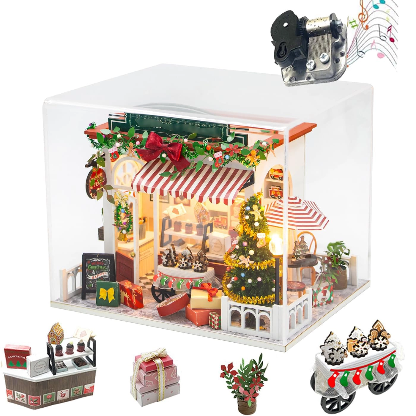 DIY House Craft Kit - Without Dust Cover Paper Wood