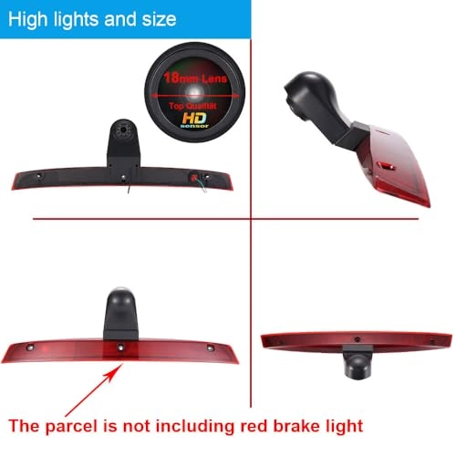 Reversing Camera + LCD Colour Display Monitor - Night vision AHD video signal or CVBS signal 1280 x 720 pixels