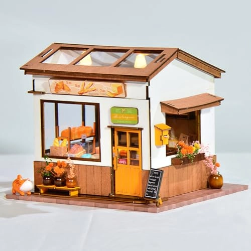 Miniature Wooden Dollhouse
