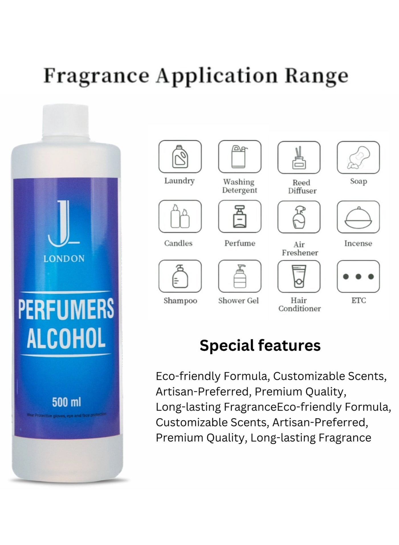 Perfumers Alcohol Eau de Parfum 500 ml