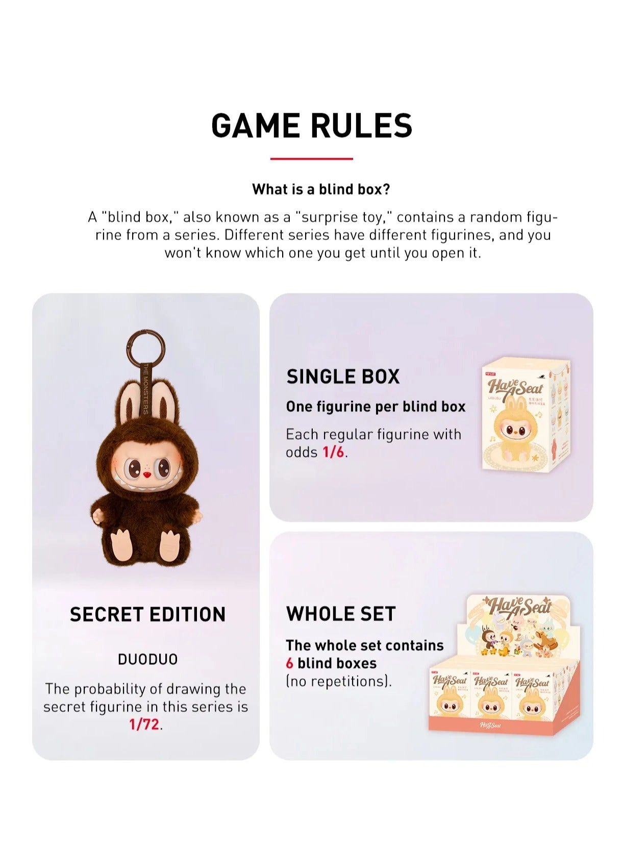 Labubu - The Monsters Have a Seat (17 cm)