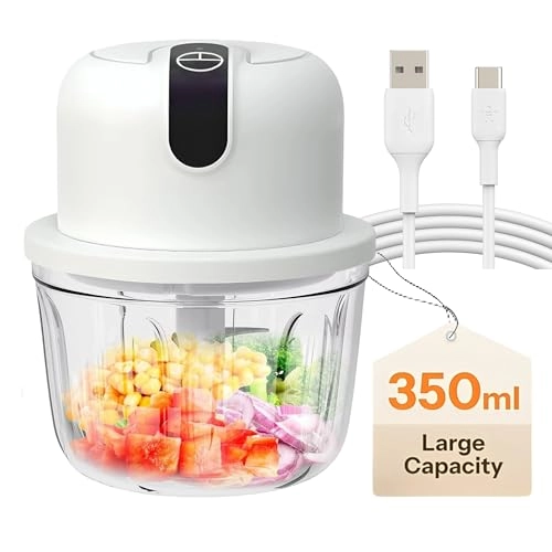 Mini Electric Chopper - 350ML Rechargeable